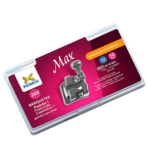 Kit de Braquetes 10 casos Prescricao Capelozza Max Padrao I .022 Gancho Can.Pres